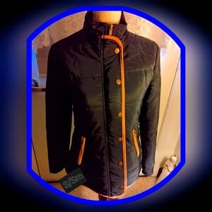 Youboya Navy Blue w/Beige Piping and Snaps & Zippers